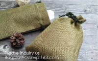 China Los bolsos del caramelo de Brulap con el regalo del banquete de boda del cumpleaños de la secuencia empaquetan el saco del bolso del regalo del yute del favor de partido del arte de las bolsas DIY de Jewlery en venta