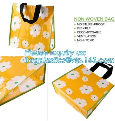 China Cheap Promotional Waterproof Recycled laminated PP woven shopping bag,Manufacturer Cheap Custom Foldable Shopping Recycl for sale