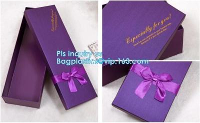 China Luxedocument Verpakkend Giftvakje, Zwarte In het groot Douane Logo Premium Luxury Cardboard Paper Te koop