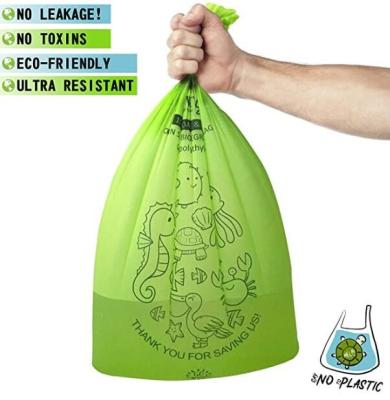 Chine produit biodégradable, bio sac, copie faite sur commande biodégradable de logo, sac découpé avec des matrices en plastique d'achats de poignée de trou de poinçon de transporteur à vendre