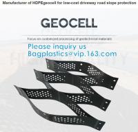 Китай Пластиковый Hdpe клетчатый текстурированный стабилизатор Typar Geocell гравия повторно использовал пластиковые Pavers текстурировал пефорированную подъездную дорогу продается