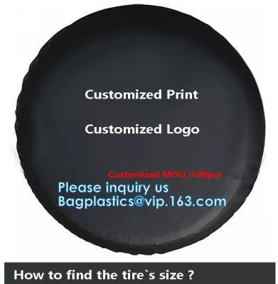 China Custom Car Wheel Spare Wheel Cover Tyre, Spare Tire Cover, PVC, PU, Oxford, Nylon, Pajero Spare Tire Cover for sale