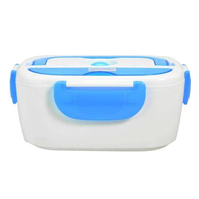 China Disposable Wholesale Electric Heat Insulation Heated Hot 2 Food In 1 Lunch Box for sale