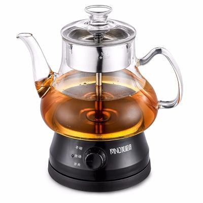 China Keep Hot Factory Direct Supply Electric Healthy Teapot Manual Glass Power Automatic- Glass Tea Maker for sale