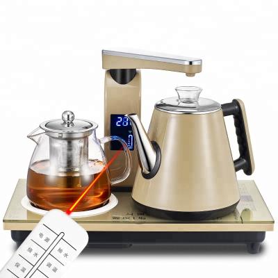 China 360 Degree LCD Rotation Base Smart Display Design Remote System Control Anti-scalding Electric Kettle for sale