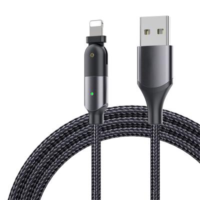 China 5V2.4A Nylon Braided Quick Charger Mobile Phone Cable Magnetic USB Fast Charging Cable for sale