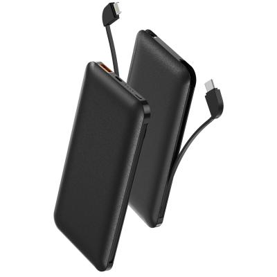 China New Fast Charging Support Power Bank 10000mah Slim USB Powerbank Portable Charger 10000mah Powerbank for sale