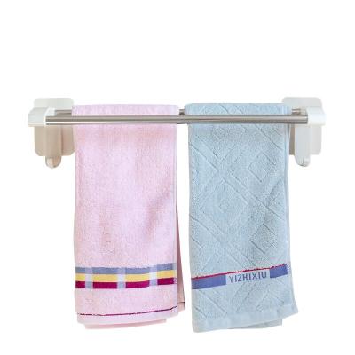 China Modern Best Price Top Quality Non-Perforated Wall Mounted Towel Rack Bathroom Towel Rack Parallel Bar Toilet Towel Rack for sale