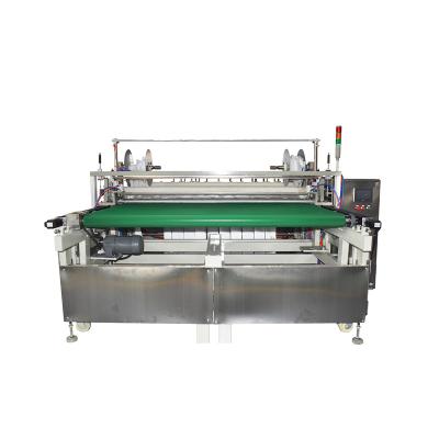 China Automatic Eyeglass Cloth Table Cloth Curtain Folding Machine Cleanroom Fabric Nonwoven Laser Cutting Machine for sale