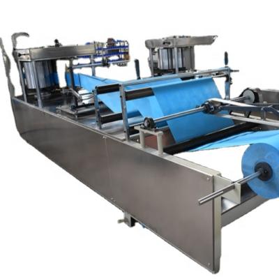 China Disposable Nonwoven Cloth Product Nonwoven Cloth Napkin Disposable Napkin Towel Cutting Folding Machine for sale