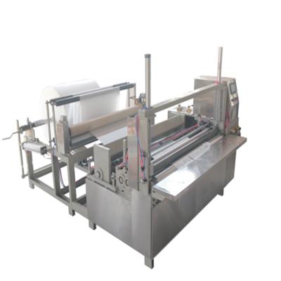 China Hotel Kraft Paper Thermal Nonwoven Fabric Slitting Rewinding Machine Slitting Machine For Nonwoven for sale