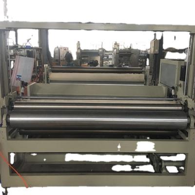 China Hometextile Making PP Meltblown Nonwoven 1850mm Perforating Slit And Rewinding Machine for sale