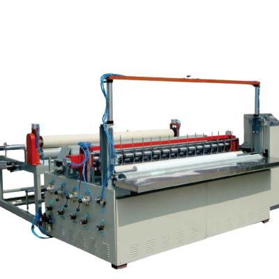 China Hotels Wholesale Professional Nonwoven Roll Slitting Perforating Rewinding Machine for sale