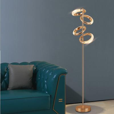 China Modern Hot Sale Luxury Creative Elegant Vertical Led Floor Lamp Bedroom Bedside Floor Light Decorative Lamp for sale