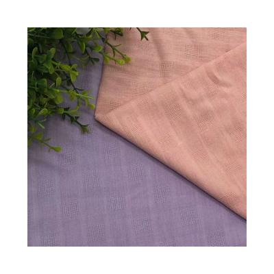 China Breathable Latest Fashion Plain Cotton Fabric Cotton Knit Fabric For Dress Woman Material for sale