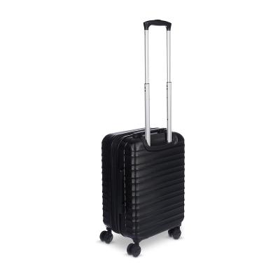 China Custom hot sale travel luggage with wheels a large carry on suitcase with a hand push suitcase for sale