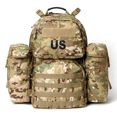 China Custom Outdoor Detachable Tactical Multiple Camouflage Water Resistant Assault Backpack Tactical Hunting Bag for sale