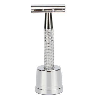 China Adjustable Double Edge Safety Razor No Razor Waste Head Safety Double Edge Eco Cheap Safety Razor Blade for sale