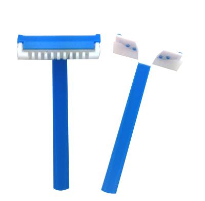 China D132 Single Blade Ultrasonic Welding Single Blade Razor Medical Hospital Razor With Comb for sale