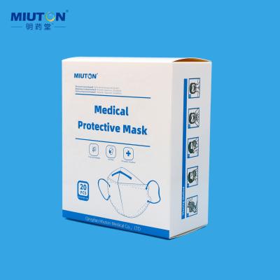 China Earloop Face Mask Best Selling Products Factory Order-Sterile Medical Supply Folded Earloop Medical Mask for sale