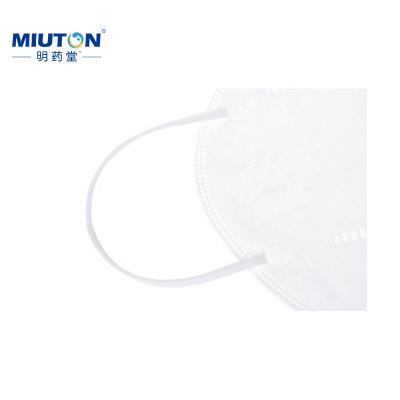 China Personal Care Medical Face Mask Folded Nonwoven Earloop Miuton Medical Supply Wholesale 5-Layer for sale