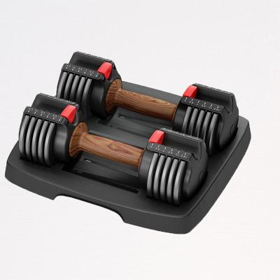 China Universal Commercial Use Dumbbell Strength Machine Gym Equipment Adjustable PU Round Dumbbell Gym Used for sale