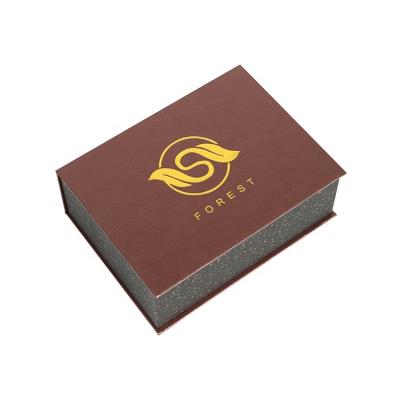 China 100098675-3316509 Low MOQ Gold Personalized Small Magnetic A5 Logo Gift Box Hot Stamping Wholesale Price for sale