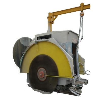 China Construction worksÂ   Track Rail Quarry Stone Block Cutting Machine for sale