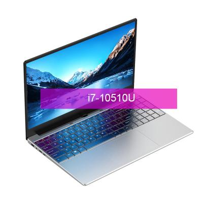 China 10th GEN 15.6 inch screen full size metal OEM custom labtop laptop i7 10510U loptop i7 backlit core keyboard ready to ship Windows 10 pro laptops for sale