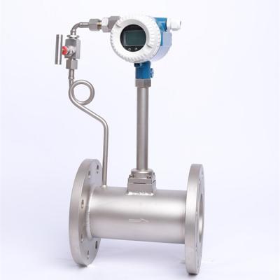 China Digital Ip65 Vortex Liquid Nitrogen Gauge Gas Or Liquid Flowmeter For Compressed Air for sale