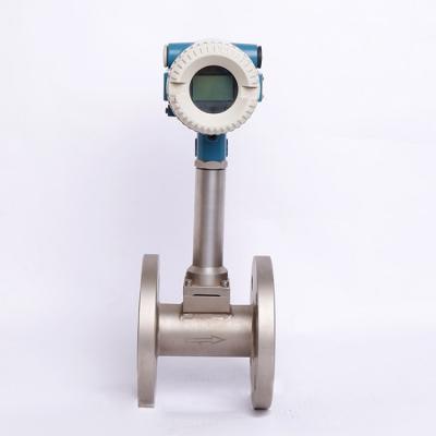 China Gauge Gas Or Liquid Hot Selling GE Vortex Natural Gas Flow Meter For Air for sale