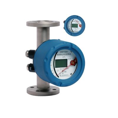 China AOBO Flange Connection Rotameter Water Flowmeter Corrosion Proof Anti Corrosive Metal Tube Rotameter ABDT-LZ for sale