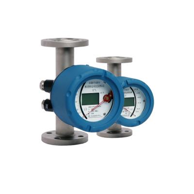 China AOBO Dn25 Transmission 4-20ma Metal Tube Flow Meter Electrical Remote Transmission Type Rotameter ABDT-LZ for sale