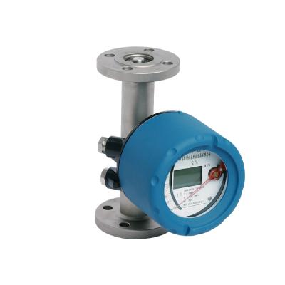 China Carbon Steel SS304/DD316/SS316L/etc Digital Display Flow Meter Local Rotameter for sale