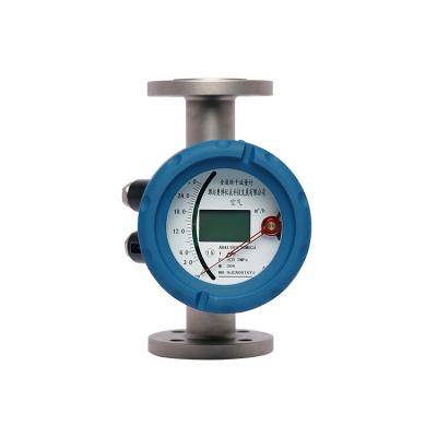 China The carbon steel SS304/DD316/SS316L/etc air flow rotameter metal tube floating variable region flow meter for sale