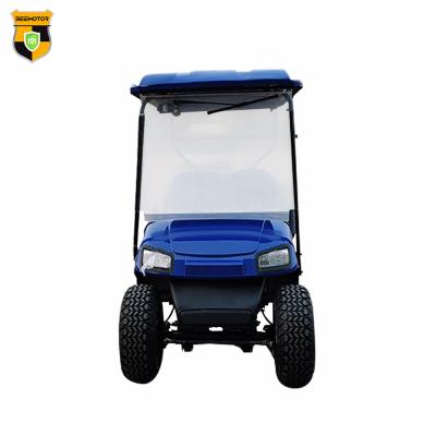 China China Factory Supply Compact 48V EV 165-70-R13 Motor 4 Seat Single Seater Electric Golf Cart for sale