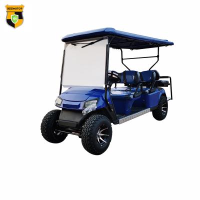 China Cheap Solar Powered Lithium Battery Golf Cart Pakistan 4 Seat Electric Golf Carts 165-70-R13 for sale