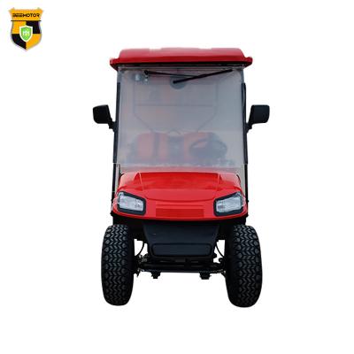 China Cheap Solar Powered Electric Lithium Battery 4 Seat Golf Cart Electric Golf Buggy 4 Wheel 165-70-R13 for sale