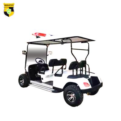 China Cheap Solar Powered Golf Cart Lithium Battery 4 Seat Electric Carro De Golf 165-70-R13 for sale