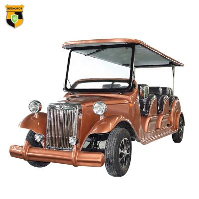 China Retro Sale Vintage Classic Car 14 Seat 72V Classic Sightseeing Car 165-70-R13 for sale