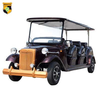 China Cheap Price Retro Electric Car 14 Seat 72V Vehicle Vintage Car Tourist Class 165-70-R13 for sale