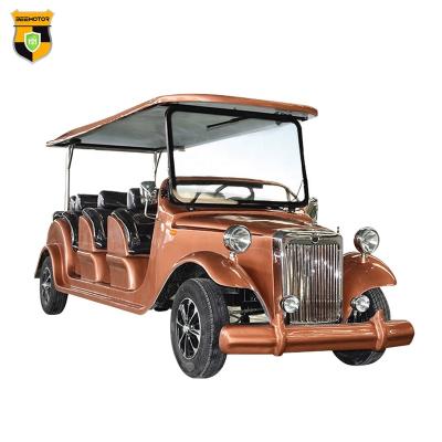 China Seat 72V Retro Classic Electric Sedan Car 11 Quality Awareness Vintage Car Sightseeing Bus And Car 165-70-R13 for sale