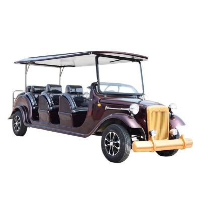 China Electric Vintage Car 14 Seat 72V Antique Vintage Classic Electric Car 165-70-R13 for sale