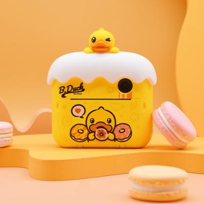 China WIFI B.DUCK 2.4inch 28M Support Cartoon Cute Thermal Mini Print WIFI 1500mAh Visual Digital Camera For Kids for sale