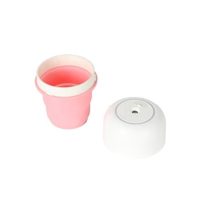 China Lightweight Foldable Mini Car Night Light Car Ice Cream Color Humidifier USB Air Humidifier for sale