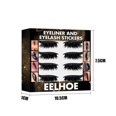 China Free Trial Sensitive Wholesale False Eyelashes False Eyelashes False Eyelashes Extensions False Tapered Clear Fluffy Eyelashes Kit for sale