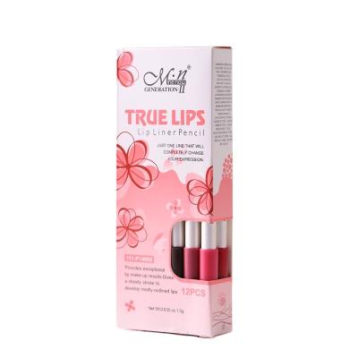 China Cheap Rotating Lip Liner Kits Vegan Rotary Lip Liner Free Samples Sunscreen 2 Sets Lip Liner Free Use for sale