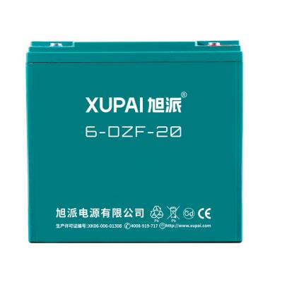 China SUBS long life 6 dzm-20 12v 20ah lead acid e-bike battery for electric bicycle for sale