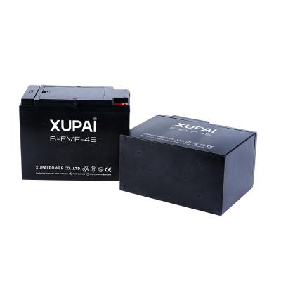 Chine XUPAI consumer electronics 12V 45ah 6-EVF-45 updated electric bicycle vehicle ebike battery 72v 48v 60v à vendre