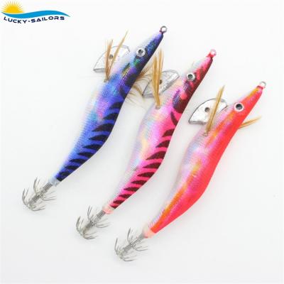 China Sea Fishing Fishing Squid Cuttlefish Sheath Bright Jig Fishing Lure Bait Head Hook Octopus Lure Shrimp for sale